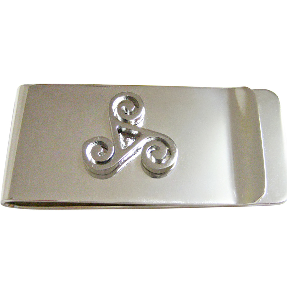 Rounded Celtic Design Money Clip